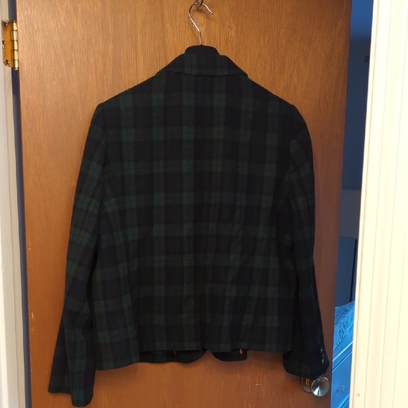 J. Crew Black Watch Plaid Blazer (Women's 20) - Picture 2 of 5